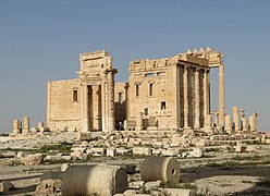 Le temple de Bêl de Palmyre en 2010 (avant sa destruction par l'État islamique).