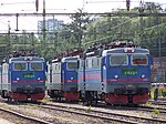 Two Rc4 and a Rc2 (in the middle) of Green Cargo