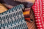 T'nalak textiles woven from abaca fiber