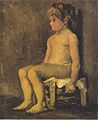 Nude Study of a Little Girl, Seated 1886 Van Gogh Museum, Amsterdam (F215)