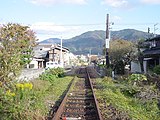 河戸駅から可部駅側を撮影（2005年11月）