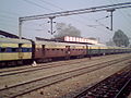 (== Summary == View of Barabanki-Lucknow MEMU train at Barabanki Jn railway station. Picture taken by Faiz Haider, using LG KP119 (Dynamite) phone. Photo was taken on: Saturda)