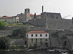 The entrance to the city of Barcelos coming from the parish of Barcelinhos