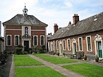 Berkeley's Hospital: Almshouses with Gate lodges, Piers and Gates