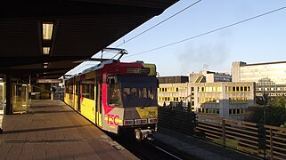 Métro léger de Charleroi.