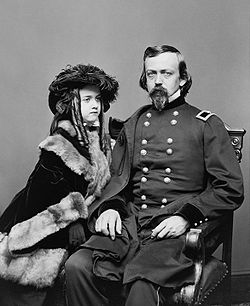 Charles Pomeroy Stone and daughter