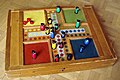 Image 27Parcheesi is an American adaptation of a Pachisi, originating in India. (from Game)