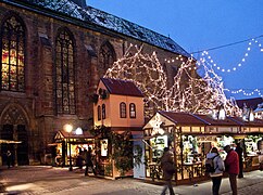 Marché de Noël place des Dominicains.