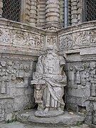 Sculptures of the Four Evangelists in the corners of the basement