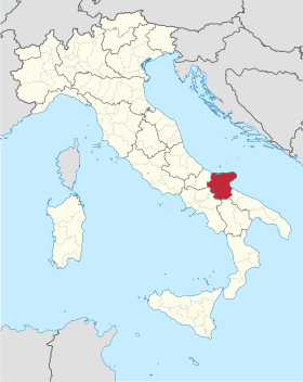 Localisation de Province de Foggia