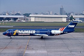 PT-MRK, le Fokker F100 de TAM Linhas Aéreas impliqué, photographié 7 mois avant l'accident