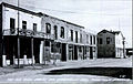 The Gird Block Building at left in 1880. Schiefflin Hall is to the right.