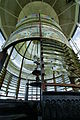 The glass lens inside the Bodie Island Lighthouse