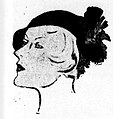 Chapeau, 1932, maison Caroline Reboux