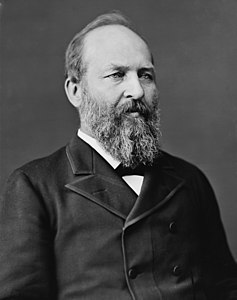 James A. Garfield, author unknown (restored by PawełMM and Quibik)