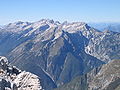 Catena del Canin vista dal Grintovec