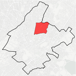 Location within Athens municipality