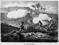 Image 14Depiction of an engagement between Cuban rebels and Spanish Royalists during the Ten Years' War (1868–78) (from History of Cuba)