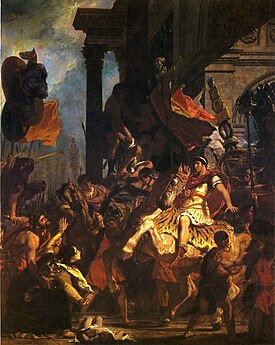 La Justice de Trajan, Eugène Delacroix, 1840, Musée des Beaux-Arts de Rouen[98].