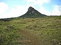 A view of "The Thumb" from a hiking trail