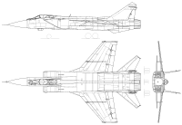 תרשים של מיג-31