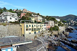 Mulinetti as seen from the sea shore