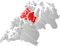 Localisation de Tromsø