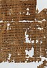 Oxyrhynchus papyrus