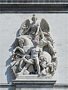 La resistenza del 1814, Arco di Trionfo di Parigi, 1833-1836