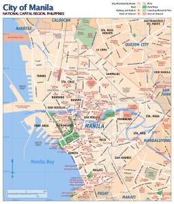 Map of Manila, by seav