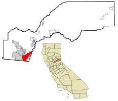 Location in Placer County and the state of California