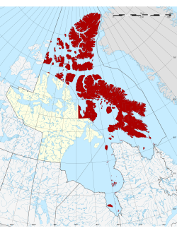 Location in Nunavut