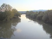 The river Olt at Măieruș