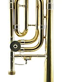 Trombone with rotary valve