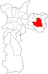 Subprefettura di Itaquera – Mappa