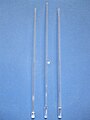 Plunger/insert centre, left 8 mm "bottom length" outer tube suitable for Bruker and Varian NMR spectrometers, right 15 mm outer tube suitable for Varian only