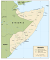 Administrative divisions of Somali Republic in 1969