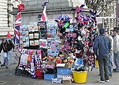 A souvenir stall (London, UK)