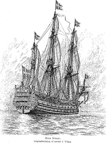 Swedish warship Kronan, the subject of a featured article.