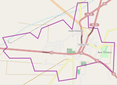 Localização de Strzelno na Polónia