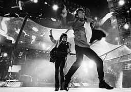 The Rolling Stones on the Voodoo Lounge Tour