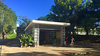 South exit of the station within the UPR campus