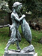 Wine-sucking Satyr, Ørsted Park, Copenhagen (1888)