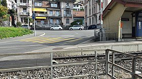 Vue d'ensemble de la gare de Vuarennes.