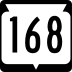State Trunk Highway 168 marker