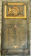 Royal Engineers memorial, Paisley Abbey