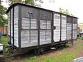 Gedeckter POC-Güterwagen im Musée des tramways à vapeur et des chemins de fer secondaires français