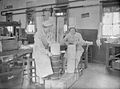 Women munitions workers making cordite cartridges, World War II