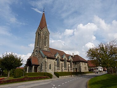 L'église catholique Sainte Marie-Madeleine.