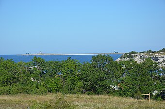 Utsikt från Grogarnsberget mot Östergarnsholm